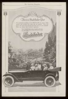 1920 Studebaker Special Six open touring car ad  