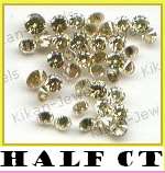 50ct NATURAL DIAMOND CHAMPAGNE 35 STONES HALF CARAT  