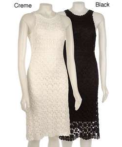 Dolce Cabo Sleeveless Long Crochet Dress  