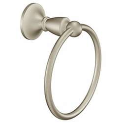 Moen Wembley Collection Brushed Nickel Towel Ring  