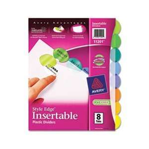   Reference Dividers, 8 Tab, Letter, Assorted, 8/S