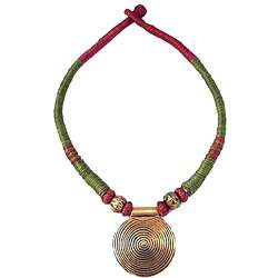 KH5 Olive Naga Pendant Necklace (India)  
