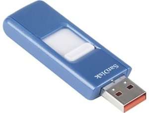 SANDISK CRUZER 8 GB USB 2.0 FLASH DRIVE (BLUE) 619659067823  
