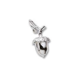  Acorn Charm in Sterling Silver Jewelry