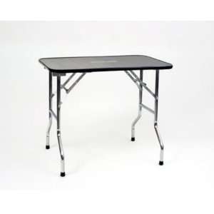   Ribbed Top Grooming Table 36 x 24 x 30 Inch   Black