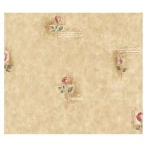   + roth Red And Tan Rose Script Wallpaper LW1341454