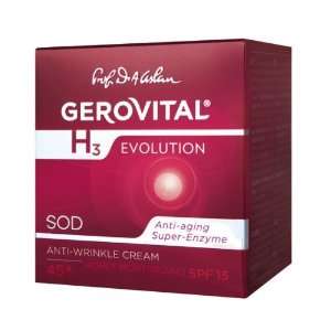 GEROVITAL H3 EVOLUTION, Anti Wrinkle Cream Highly Moisturizing With 