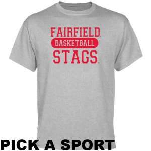    Fairfield Stags Ash Custom Sport T shirt