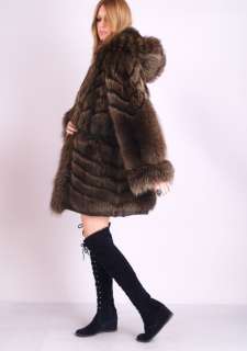   genuine 100 % fisher fur coat fisher fur is one of the most luxe