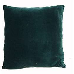 Exchange 16 inch Square Hunter Green Throw Pillows (Set of 2 