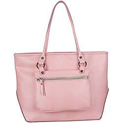 Made in Italy Desmo Pink Leather Tote  