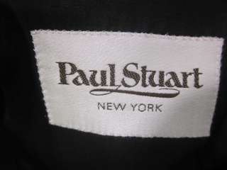 PAUL STUART Mens Black Vest Blazer Pants Tuxedo Sz 49 R  