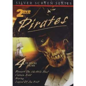 Pirates 4 Feature Films (Beneath the 12 Mile Reef, Captain Kidd 