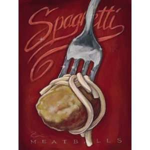  Spaghetti & Meatballs   Darrin Hoover 18x24