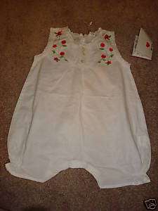 by S.P. Baby Girls Outfit Bloomers Onesie 12 m NEW  
