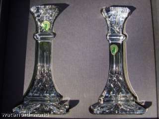 Waterford LISMORE 8 CANDLESTICKS NEW SPECIAL GIFT BOX  