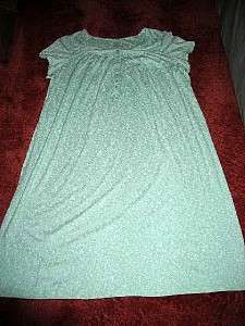 Croft & Barrow Womens Soft Henley Nightgown~Ret $32~NWT  