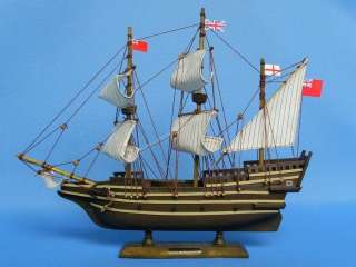Mayflower 14 Model Ship Pilgrims Wooden Boat Replica  