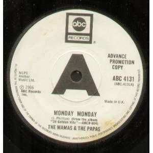   MONDAY MONDAY 7 INCH (7 VINYL 45) UK ABC MAMAS AND THE PAPAS Music