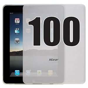  Number 100 on iPad 1st Generation Xgear ThinShield Case 