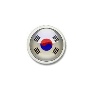  R Korea Flag Jewel Military Mini Button by  