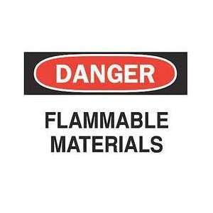  Label,3.5x5,flammable Materials   BRADY 