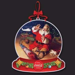   Coca Cola Santa Claus Christmas Ornaments 4.25