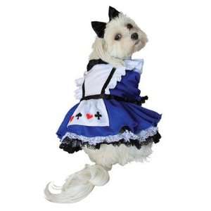 Alice in Wonderland Dog Costume Size X Small (Up to 8 L 