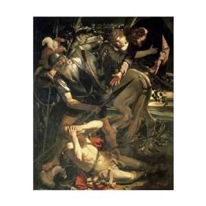 Michelangelo Caravaggio   Conversion Of St. Paul Giclee Canvas  