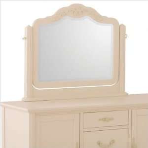  Rubbed White Ragazzi Fantasia Dresser Mirror