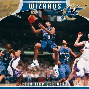  WASHINGTON WIZARDS 2008 NBA Monthly 12 X 12 WALL CALENDAR 