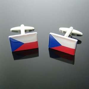  Czech Republic National Flag Cufflinks 