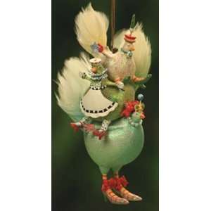  Patience Brewster Three French Hens Ornament