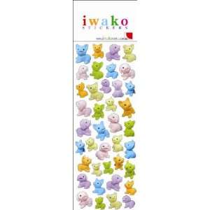    Iwako Puppy Crystal Sticker (2 Sheets) #09127 Toys & Games