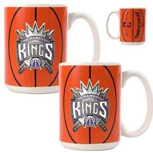  Sacramento Kings NBA Ball Ceramic Coffee Mug Set Sports 