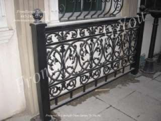 NICE CAST IRON VICTORIAN FENCE PANEL SYSTEM #09NB21  