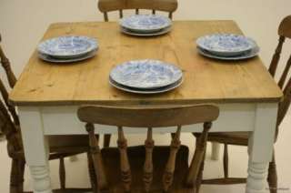   FARMHOUSE PINE KITCHEN   DINING TABLE & 4 CHAIRS VERY COUNTRY KITCHEN