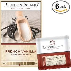 Reunion Island French Vanilla, 18 Count Flavored Coffee Pods, 0.335 
