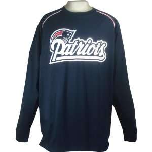  NFL New England Patriots Big & Tall Long Sleeve Solid 