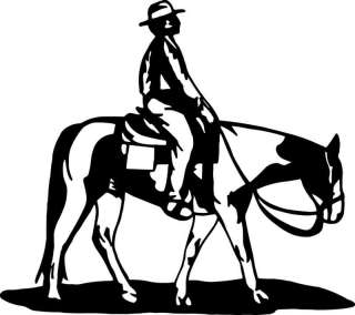 Paint/Pinto Western Pleasure Trail Horse Decal #234  