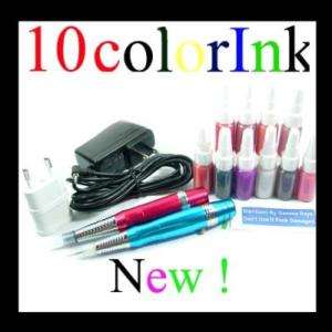 2pc Permanent Makeup Cosmetic Set Kit Machine Pen HOT  