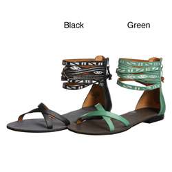 Nine West Womens Captivate Leather Sandals  