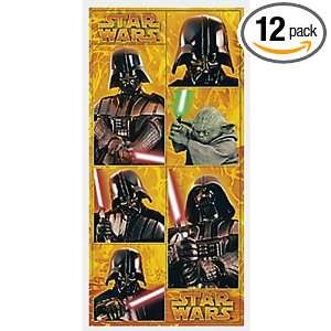  Star Wars Episode III Stickers, 4 Sheets (Pack of 12 