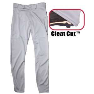   Cleat Cut Adult Baseball Pants Gray Size Large