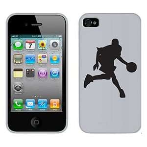  Dribbling Basketball Player on Verizon iPhone 4 Case by 