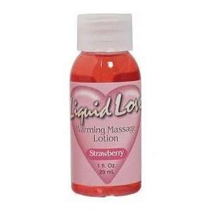  Liquid Love Warming Massage Oil 1oz Strawberry Health 