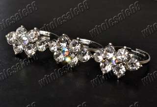 lots 32ps adjustable rhinestone delicate vintage jewelry favor women 