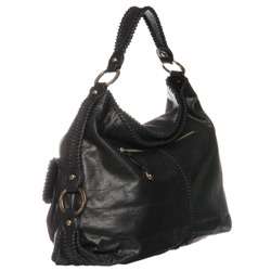 Junior Drake Carly Leather Hobo Handbag  