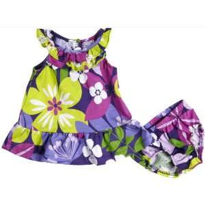  Carters Sleeveless Floral Sundress with Diaper Cover 
