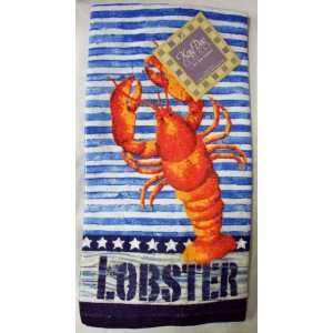  KAY DEE Designs stars and Stripes Lobster Towels set of 2 